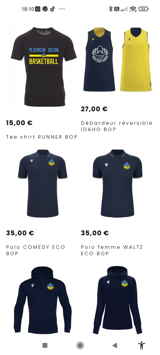 boutique en ligne BOP